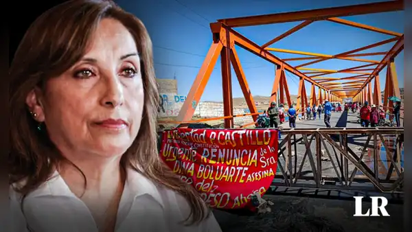 Por segundo día, bloquean puente internacional en Puno para exigir renuncia de Dina Boluarte