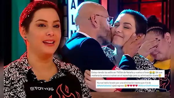 'El gran chef: famosos': usuarios lloran por eliminación de Natalia y quieren que gane el repechaje