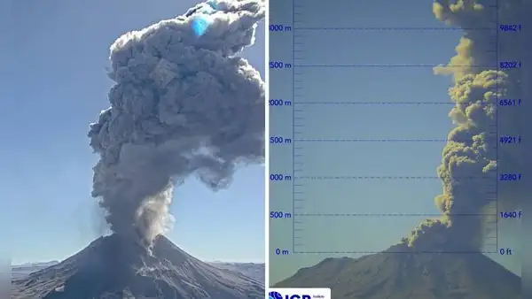 Reportan nueva explosión en el volcán Ubinas: cenizas superaron los 5.000 metros de altura
