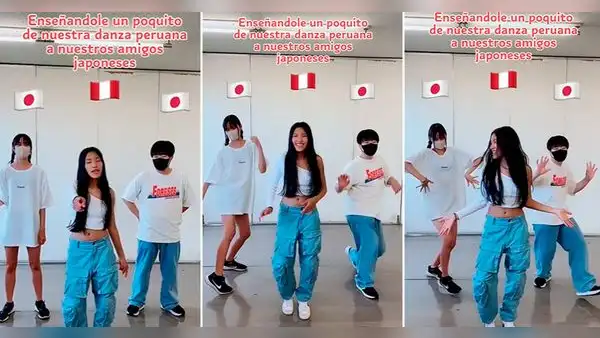 Japoneses aprenden a bailar festejo y la rompen en redes sociales: “Buen ritmo peruano”