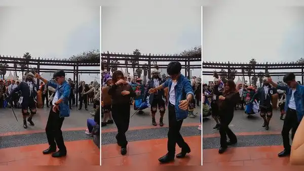 Jóvenes peruanos sacan sus mejores pasos de tunantada en el centro de Lima: “Qué elegancia”