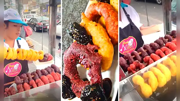 ¡Picarones de fresa y maiz morado en Doña Ninas! ¿Cómo llegar a la dulcería viral y cuánto cuestan?