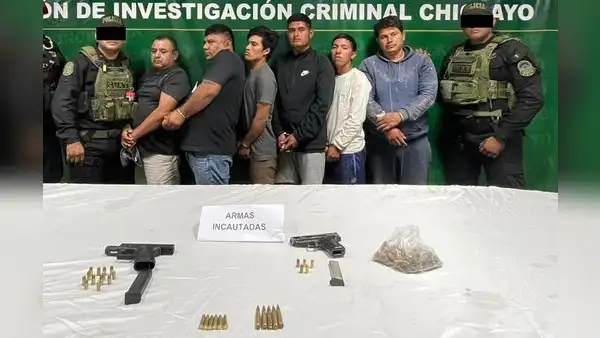 Capturan a banda que extorsionaba a empresarios de construcción en Lambayeque