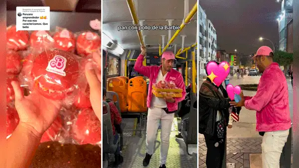¡Inspirado en ‘Barbie’!: emprendedor peruano crea pan con pollo rosa y ‘raya’ con las ventas