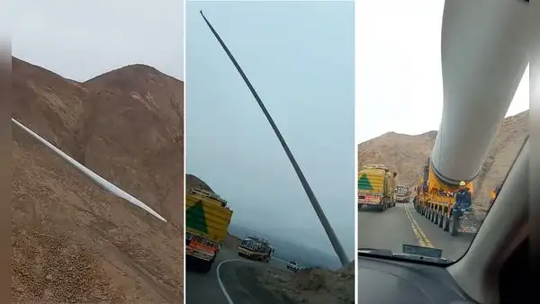 Peruana viaja a Ica y queda atónita tras ver un aspa eólica en carretera: “¿Qué es eso?”