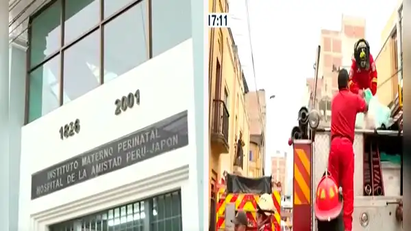 Cercado: bomberos controlan derrame de líquido tóxico en antiguo local de Maternidad de Lima
