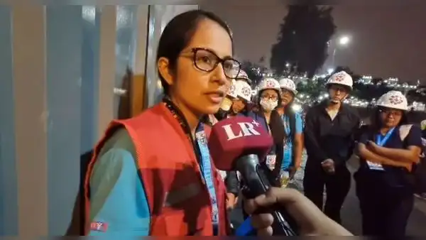 Brigadista agredida en ‘Marcha Nacional’: "Con la vara de reglamento me han dado en el abdomen y parte de la espalda"