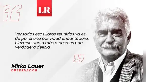 Revisando un libro en la FIL, por Mirko Lauer