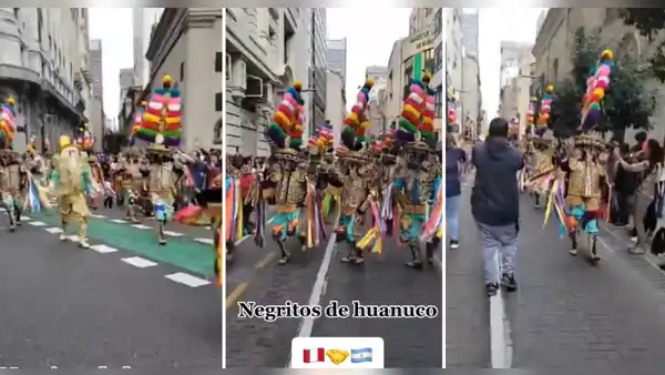 Peruanos llevan danza los ‘Negritos de Huánuco’ a Argentina: “Que viva lo nuestro”