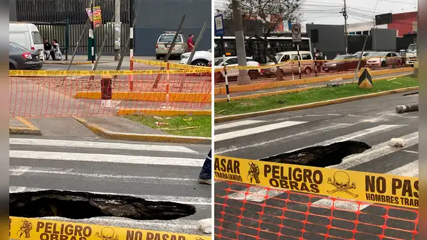 Avenida Universitaria: estos son los 3 distritos que no tendrán agua por enorme forado en pista