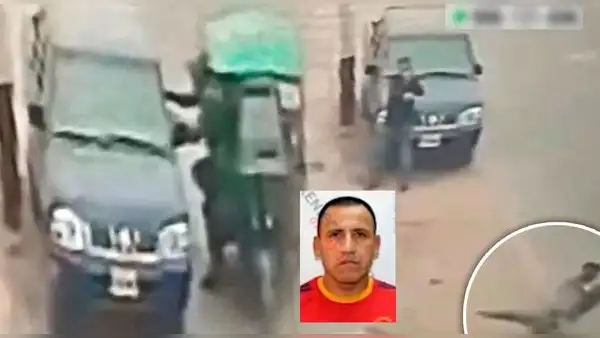 Ate: policía grave después de frustrar asalto de delincuente frente a grifo