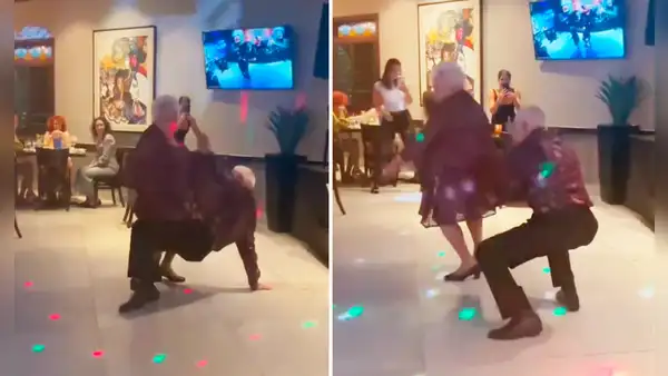 “Ni John Travolta se atrevió a tanto”: captan a adulto mayor bailando perreo y su ritmo deslumbra a usuarios