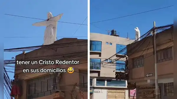 ¿El original no está en Brasil?: Juliaca sorprende al tener su propio Cristo Redentor y redes colapsan