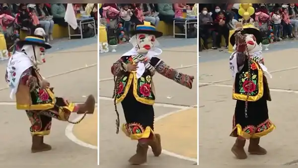 Niña vestida de chuto baila tunantada y emociona a miles en TikTok: “Lo lleva en la sangre”