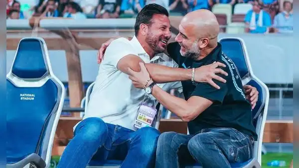 El emotivo encuentro entre Claudio Pizarro y Pep Guardiola en Tokio por amistoso internacional