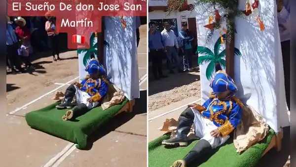 Niño causa furor por su interpretación de José de San Martín en Cajamarca: “Un éxito”