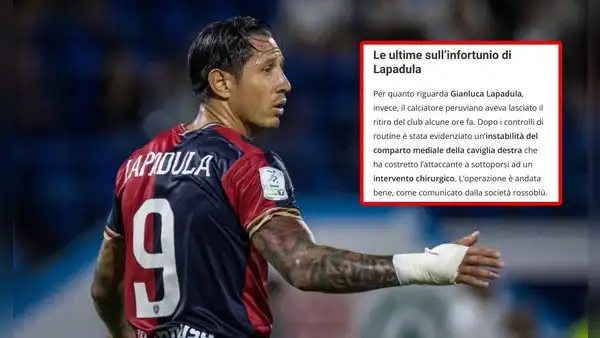 Gianluca Lapadula se pierde el inicio de las eliminatorias, pero FPF anuncia su regreso
