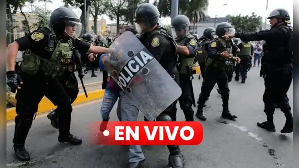 Protestas en Perú EN VIVO: Policía Nacional agrede a manifestantes en el parque Universitario