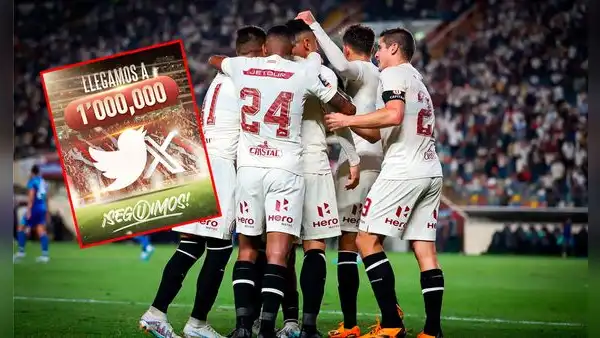 Universitario se convirtió en el primer club peruano en llegar a 1 millón de seguidores en Twitter