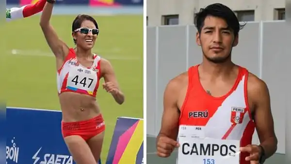 Mary Luz Andía y Luis Campos ganan oro en Sudamericano de Atletismo y clasifican al Mundial