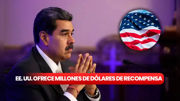 ¿Cuántos millones ofrece EE. UU. por captura de Nicolás Maduro?
