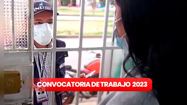 INEI abre convocatoria para MONITORES con SUELDOS de S/11.700: ¿qué requisitos piden?