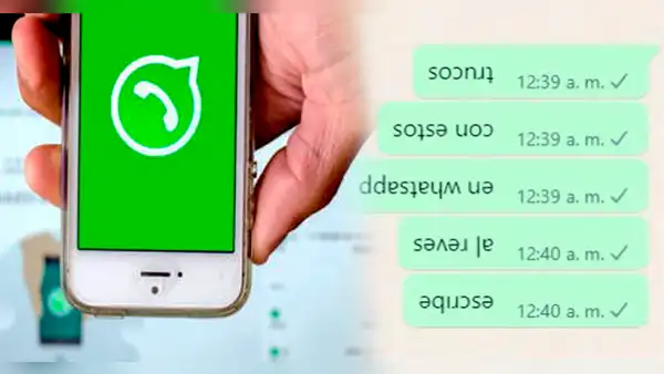 WhatsApp: ¿cómo enviar mensajes al revés para confundir a nuestros contactos?