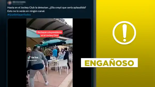 Dina Boluarte no fue 'expulsada del Jockey Club': video es de julio 2022