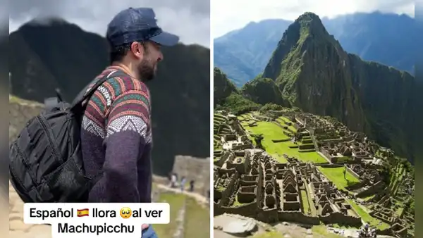 Cusco: español se emociona y llora al presenciar la imponente belleza de Machu Picchu
