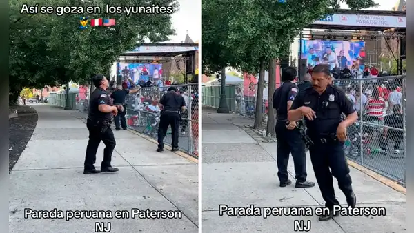 “Se rindió ante la salsa”: captan a policía de EE. UU. bailando en parada peruana de Patterson