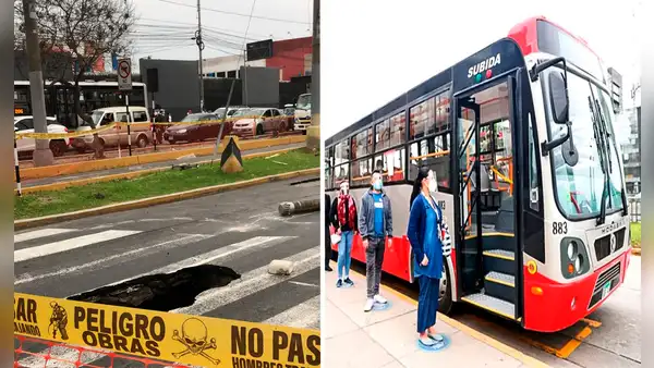 San Miguel: desvío en la av. Universitaria continuará por 15 días más tras enorme forado en pista