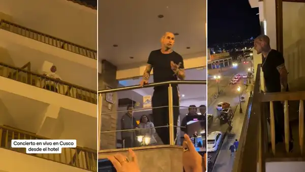 Emanuel Noir de Ke Personajes cantó desde su hotel tras cancelarse 2 shows en Cusco: "Siempre humilde"