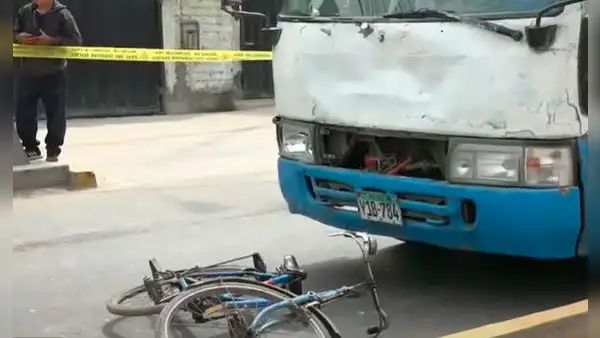 Comas: cúster se pasa la luz roja y atropella a ciclista de 70 años en av. Universitaria
