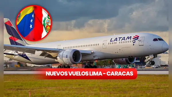 Vuelos de Lima-Caracas: revisa precios, fechas y horarios de vuelo de LATAM