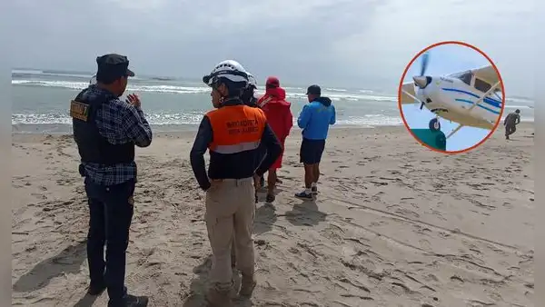 Hallan cuerpo de tripulante de avioneta Cessna accidentada en mar de Trujillo