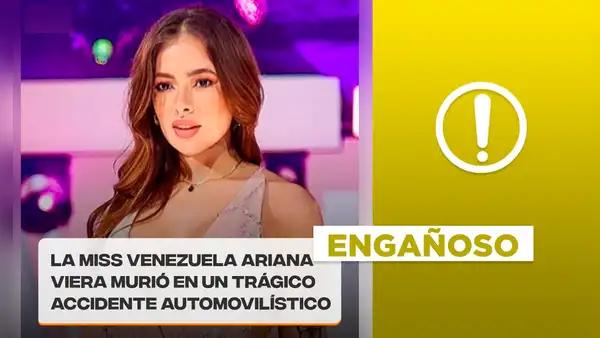 Miss Venezuela no murió, sino la modelo Ariana Viera