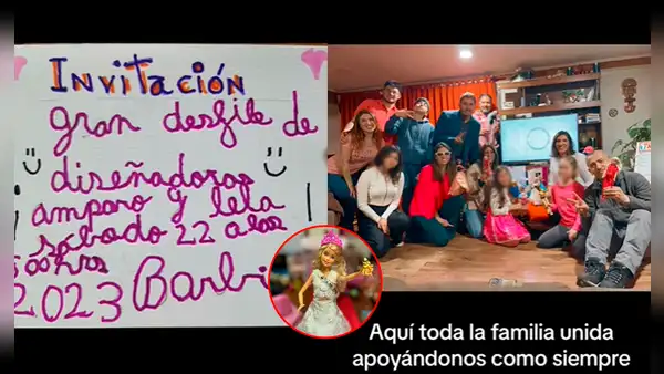 Niña invita a toda su familia a su desfile de moda inspirada en ‘Barbie’: “Fue un gran evento”