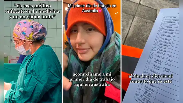 Dejó la medicina para viajar a Australia y sorprende con nuevo trabajo: “Enfócate en tu felicidad”