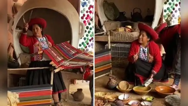 Artesanas cusqueñas impresionan a turistas exponiendo en 3 idiomas: “Habla inglés mejor que yo”