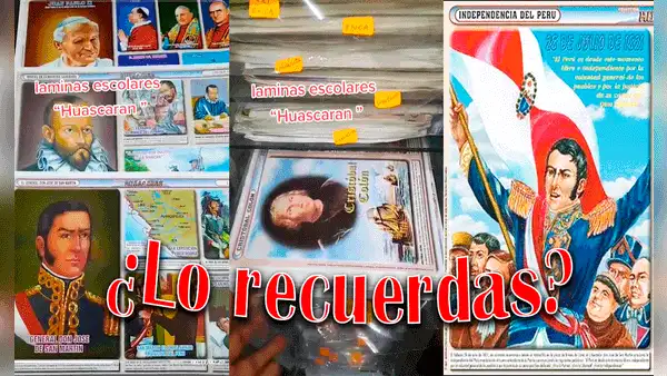 ¿Recuerdas las láminas Huascarán que salvaron la tarea de escolares en los 90 a falta de impresora?
