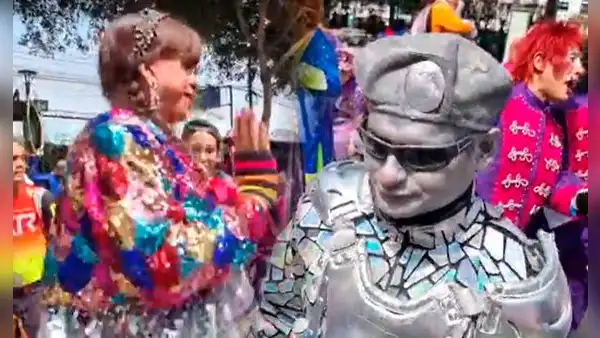 Ernesto Pimentel, Robotín y más artistas marchan por mejores condiciones para sus circos