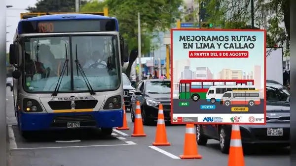 Combis y cústeres no circularán por las avenidas Brasil, La Marina ni Túpac Amaru desde este 8 de agosto