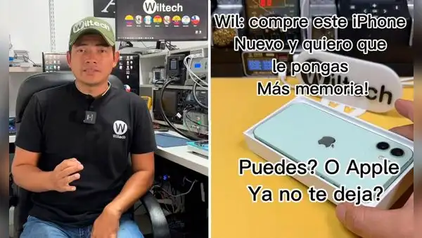 Wiltech desafía a Apple y publica video donde modifica capacidad de un iPhone nuevo