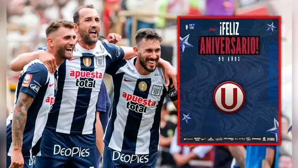 Alianza Lima le dejó su ‘chiquita’ a Universitario en el saludo por sus 99 años