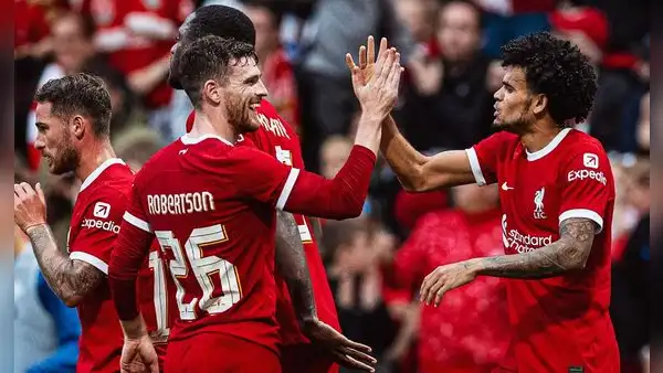 Con golazo de Luis Díaz, Liverpool venció 3-1 a Darmsdt en amistoso internacional de pretemporada