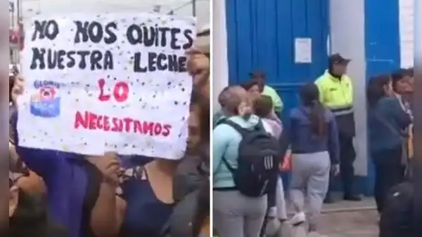 "De mala calidad": madres denuncian cambio de productos en vaso de leche de SJL