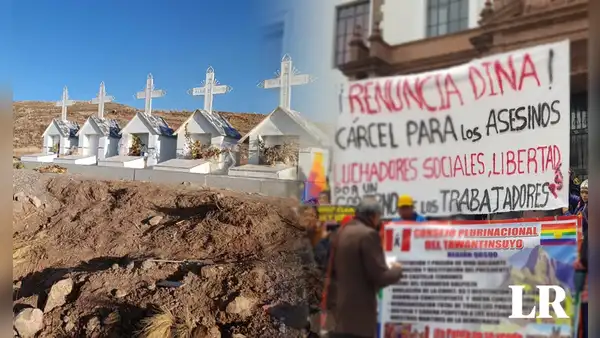 Puno: construyen altares a soldados que murieron ahogados durante protesta contra Dina Boluarte