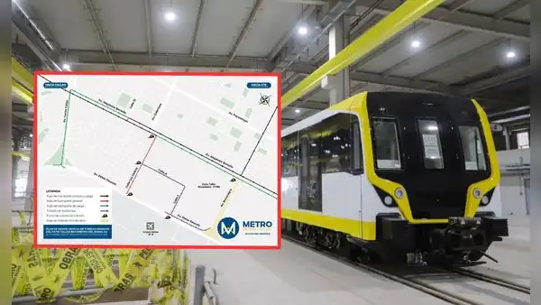 Metro de Lima: ¿qué avenidas se cerrarán y cuáles serán los desvíos este lunes 14?