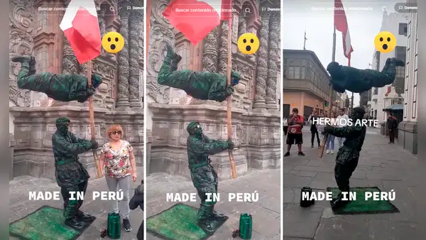 ¡Gran talento peruano!: artistas callejeros sorprenden en Jirón de la Unión al vestir como militares
