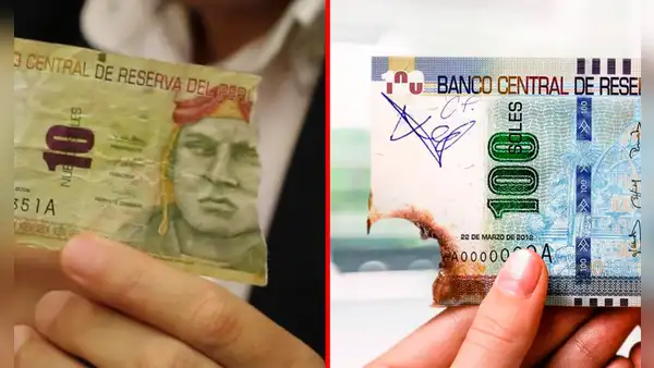 ¿Cómo cambiar un billete roto o quemado? BCR te explica qué hacer